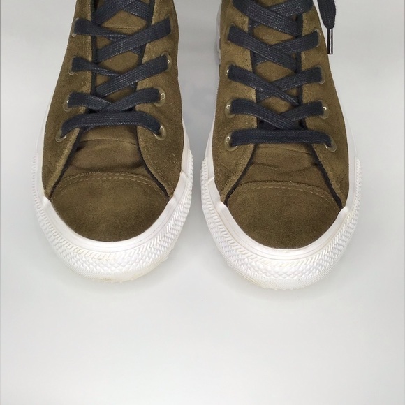 Converse Chuck Taylor All Star Hiker High-Top Sneaker in Olive Green Size 7. - Picture 4 of 12